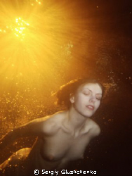 Competitions on the swiming pool by Sergiy Glushchenko 